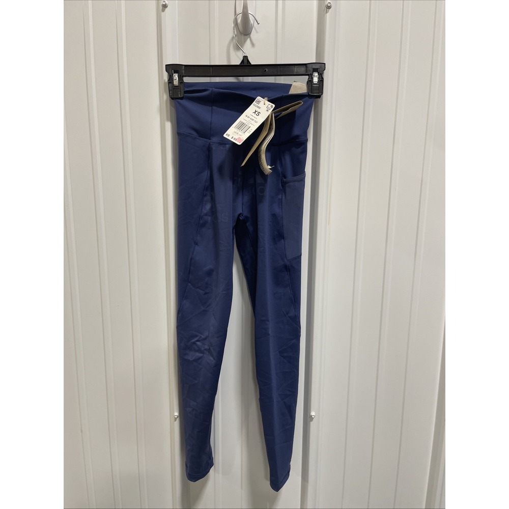 ADIDAS 7/8 TIGHTS HIGH RISE WOMEN SIZE XS NEW COLOR TECH INDIGO TRAINING Pants